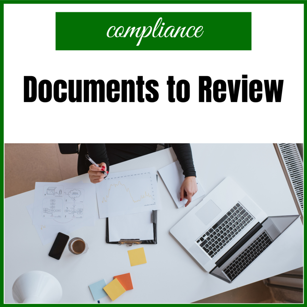 Documents to review