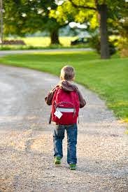 Kid Walking Home From School