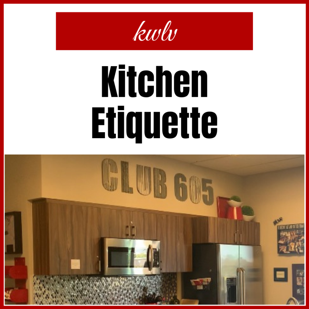 kitchen etiquette