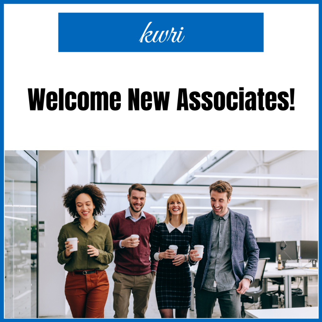 welcome new associates
